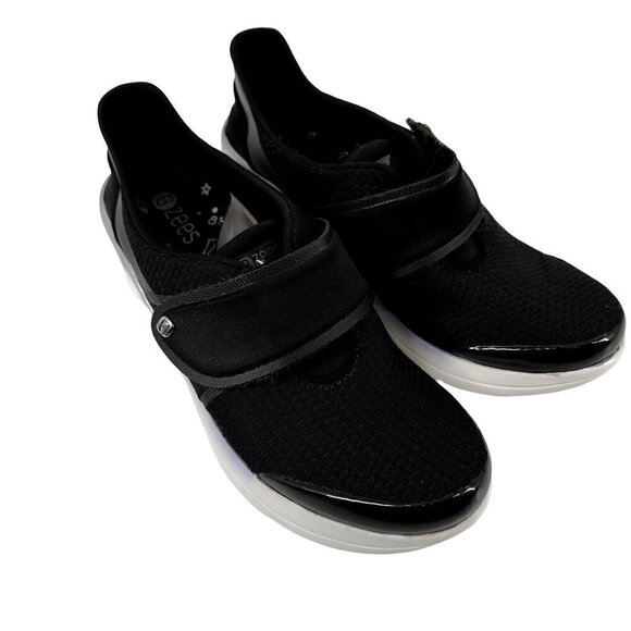 BZees Women's Roxy Slip on Shoes Black Size 7 Hook and Loop - Picture 1 of 10